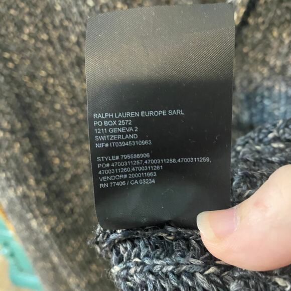 Club Monaco Dark Blue Knit Cardigan - Picture 8 of 9